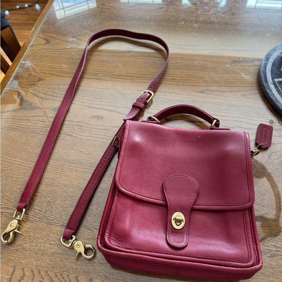 Red Coach Station Bag - Picture 8 of 12